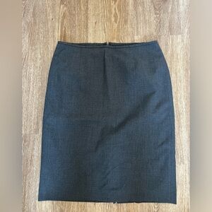 Gray Calvin Klein Size 6 Office Work Professional Pencil Skirt